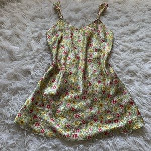 Floral vintage slip dress